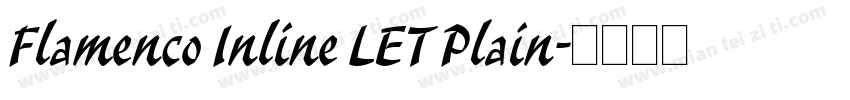 Flamenco Inline LET Plain字体转换
